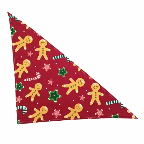 Christmas pet bandana – festive pattern E