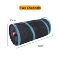 Foldable cat play tunnel
