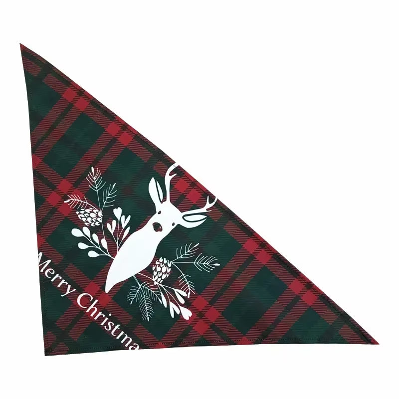 Christmas pet bandana – festive pattern A